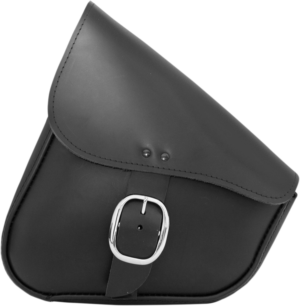 Willie & Max Leather Swing Arm Saddlebag For Harley Softail 1984-2017