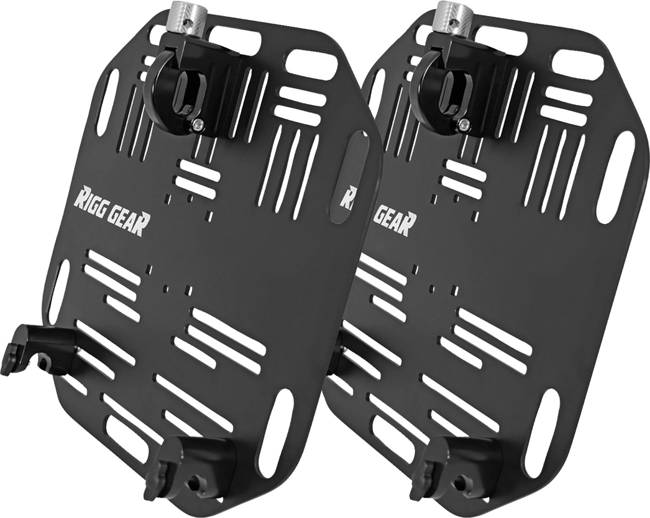 Nelson Rigg Saddlebag Quick Release Plates - Flat Oval Tube
