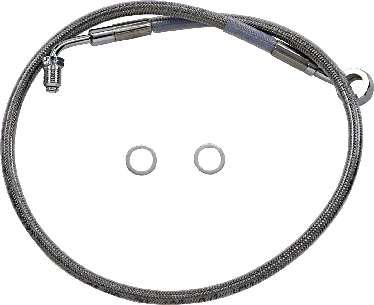 Drag Specialties Extended Upper Brake Line Kit For Harley ABS FXFB / FXLRS 2018-2024