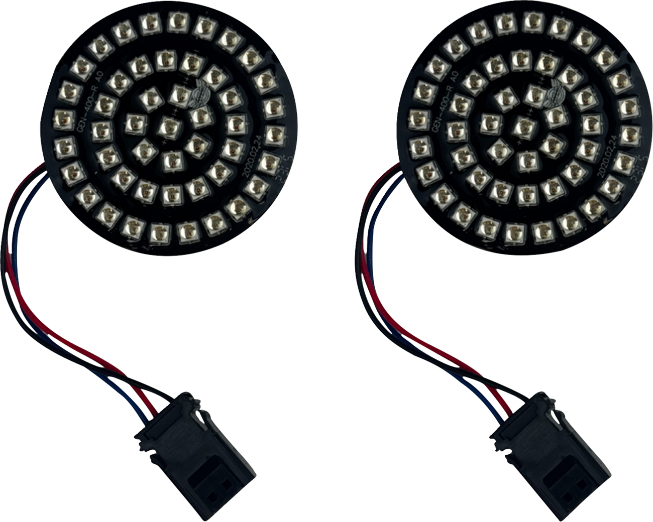 Custom Dynamics Genesis 4 Turn Signal Inserts For Harley Softail 2025-2026