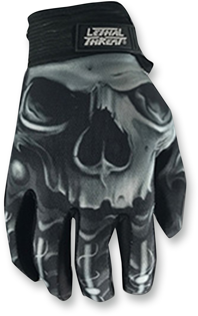 LETHAL THREAT Skull Gloves