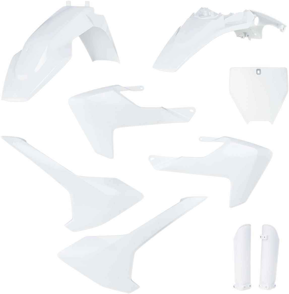 Acerbis Full Replacement Body Kit - White 2017-2024 Husqvarna TC65