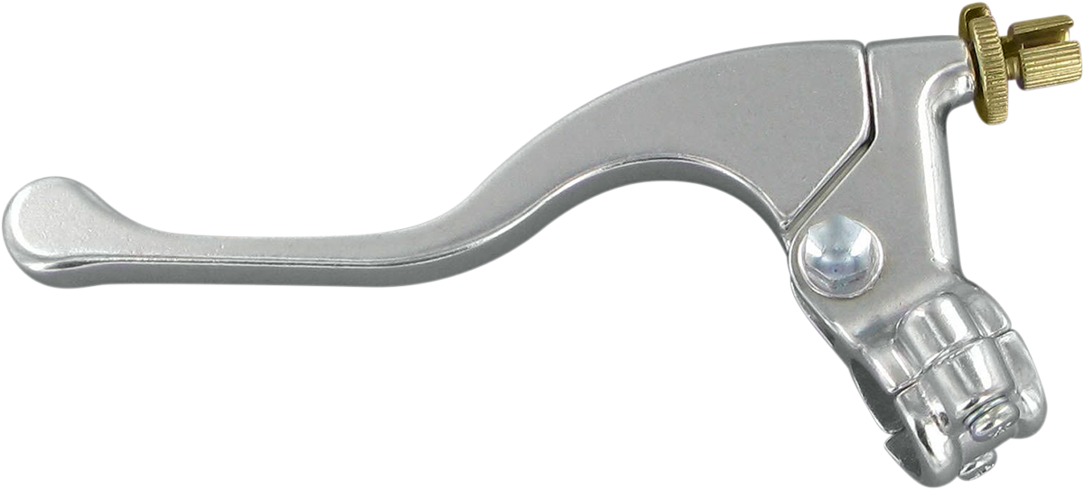 Parts unlimited Lever Assembly - Left Hand - Shorty - Honda - Silver