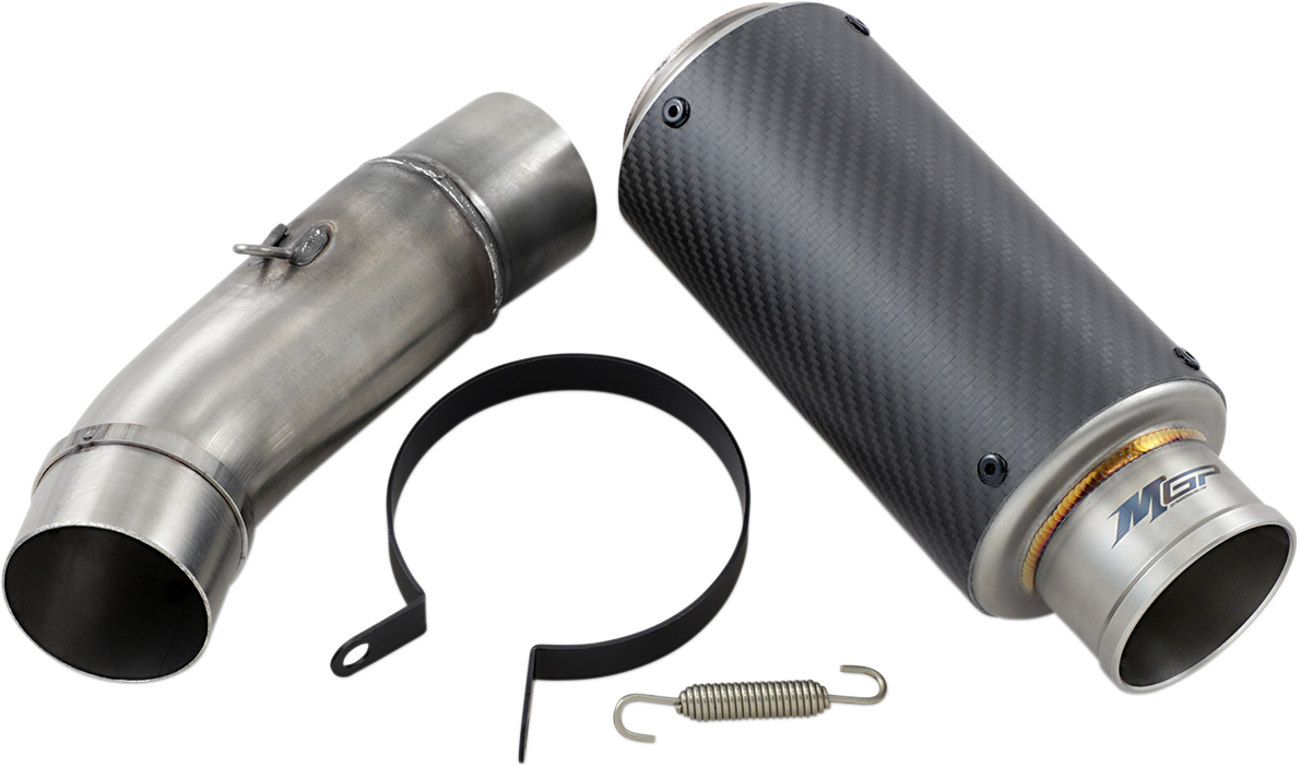 Mgp Carbon Fiber MGP Stinger Slip-On Kawasaki