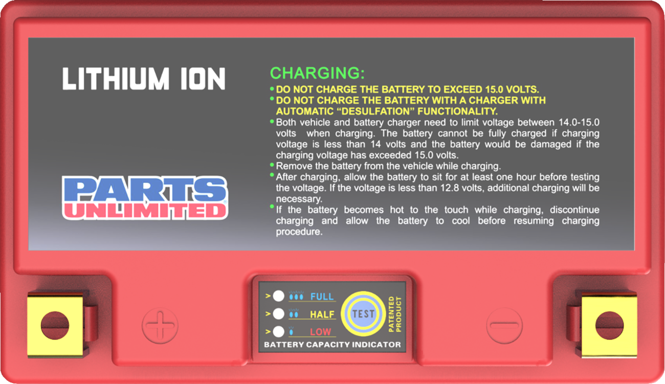 PARTS UNLIMITED Lithium LiFePO4 Battery