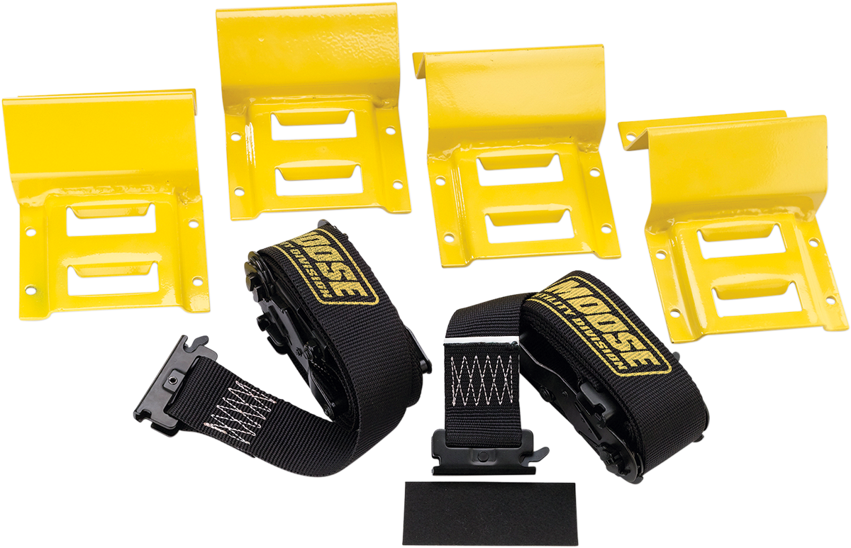 Wheel Chock and Tie-Down Strap Kit