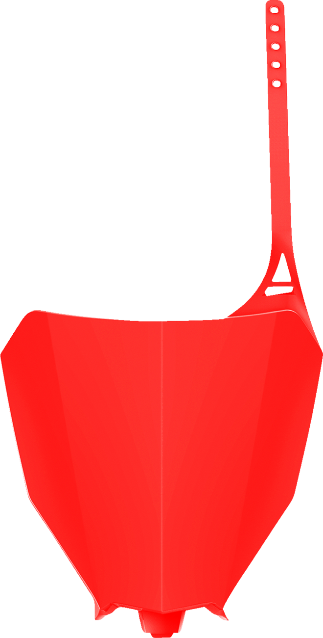 Polisport Number Plate - Restyle - Red - CR 125R/250R 2002-2007 Honda CR125R / 2002-2007 Honda CR250R