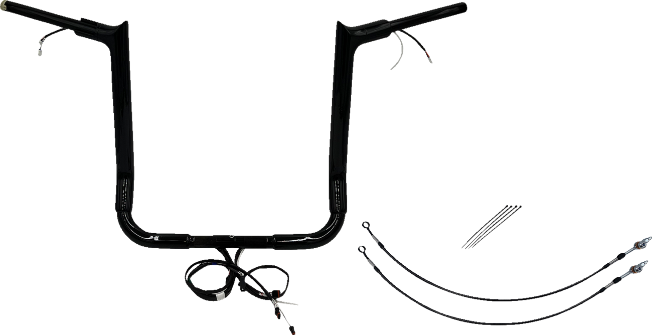 FAT BAGGERS INC. EZ Install Wired 1-1/2" Pointed Top Handlebar Kit