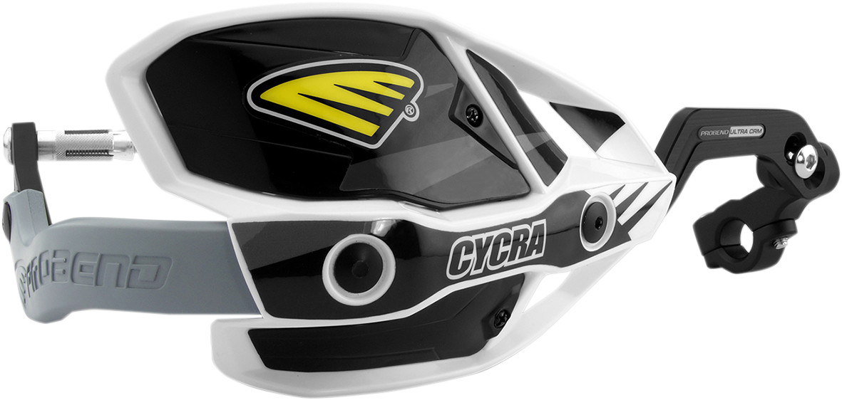 Cycra 7/8" Ultra Probend™ CRM Wrap Around Handguards - White/Black