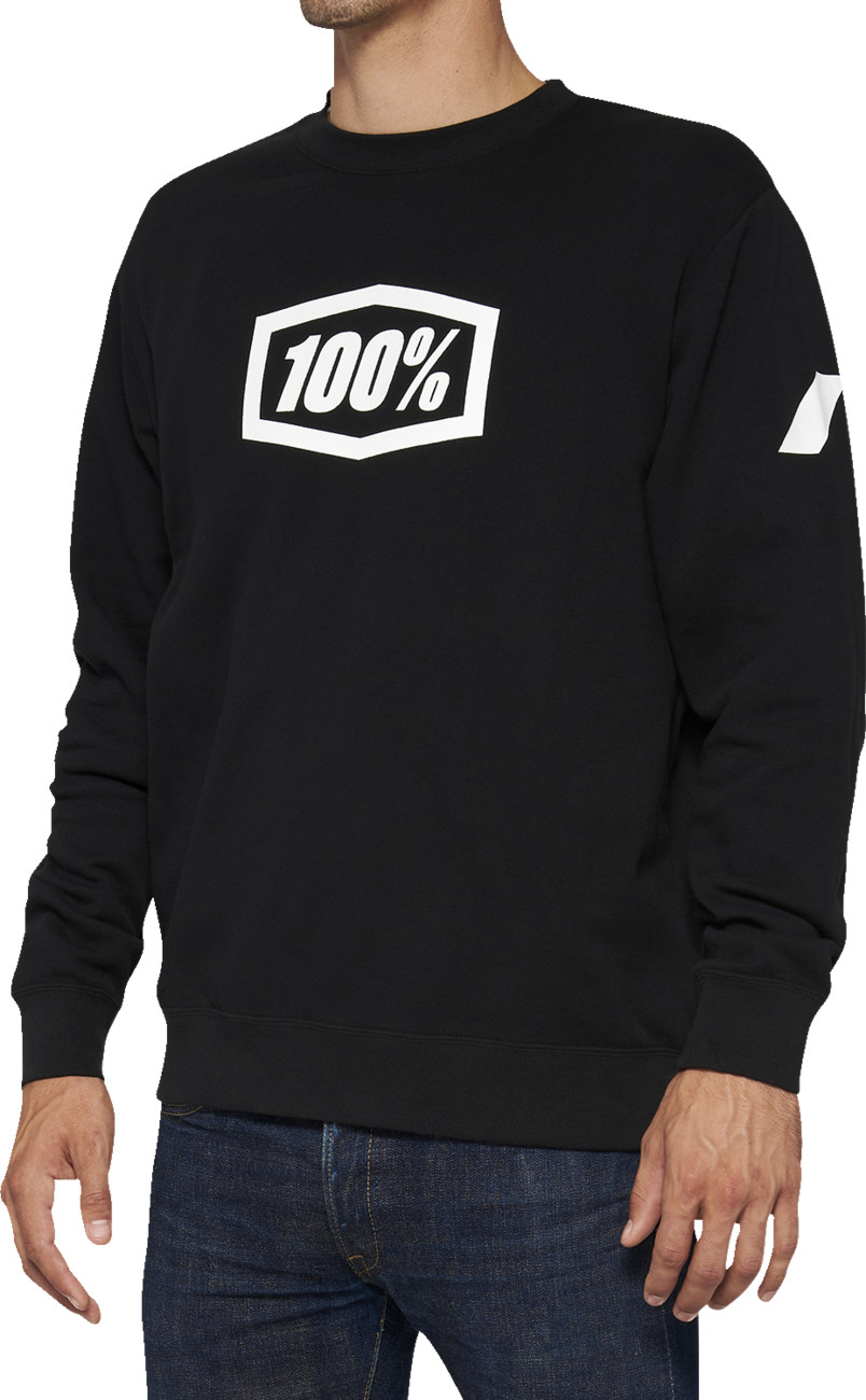 100% Icon Long-Sleeve Fleece Sweatshirt