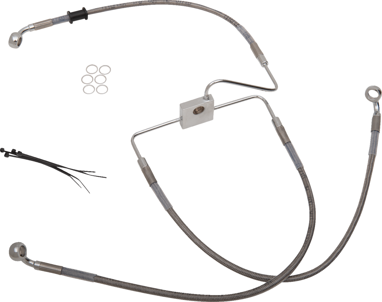 Drag specialties Brake Line - Front (Upper) - Stainless Steel 2016-2020 Harley Davidson XL1200CX Roadster