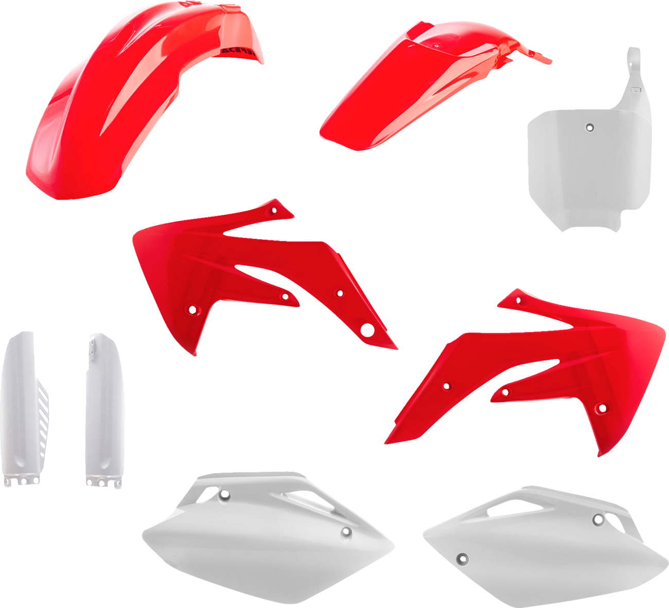 Acerbis Full Replacement Body Kit - OEM Red/White 2007-2025 Honda CRF150R