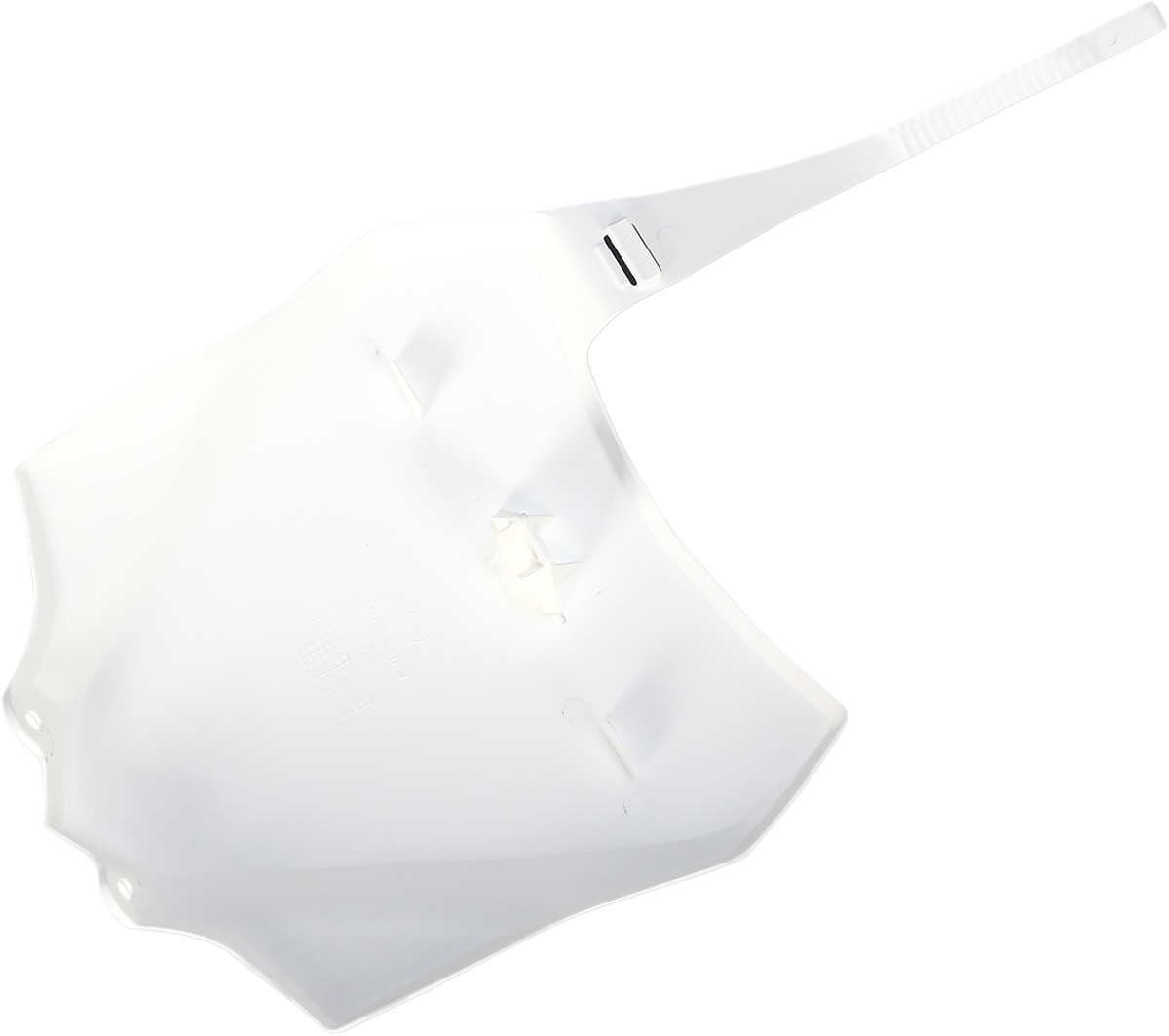 Acerbis Front Number Plate White Fits: FOR KAWASAKI KX85 2014-2018