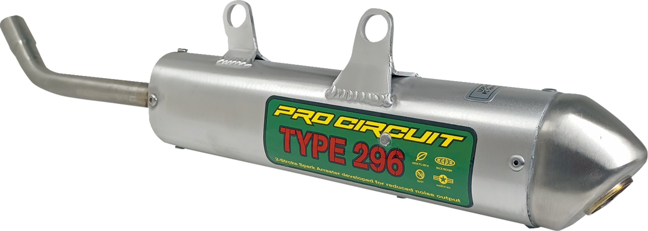 Pro Circuit Type 296 S/A Silencer KTM 125 SX / XC / Husqvarna TC125 / Gas Gas MC 125 2023-2025
