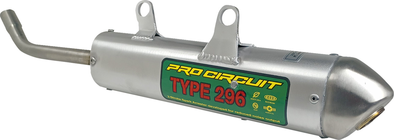 Pro Circuit Type 296 S/A Silencer KTM 125 SX / XC / Husqvarna TC125 / Gas Gas MC 125 2023-2025