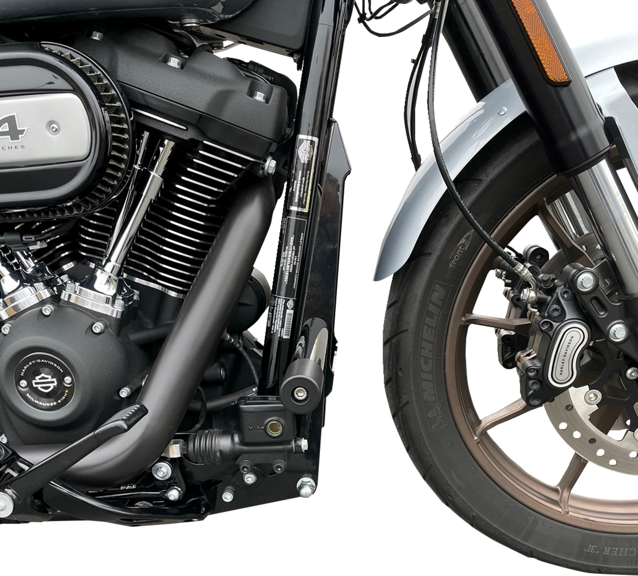 Kodlin usa Engine Guards - Front - Black - Softail Harley Davidson