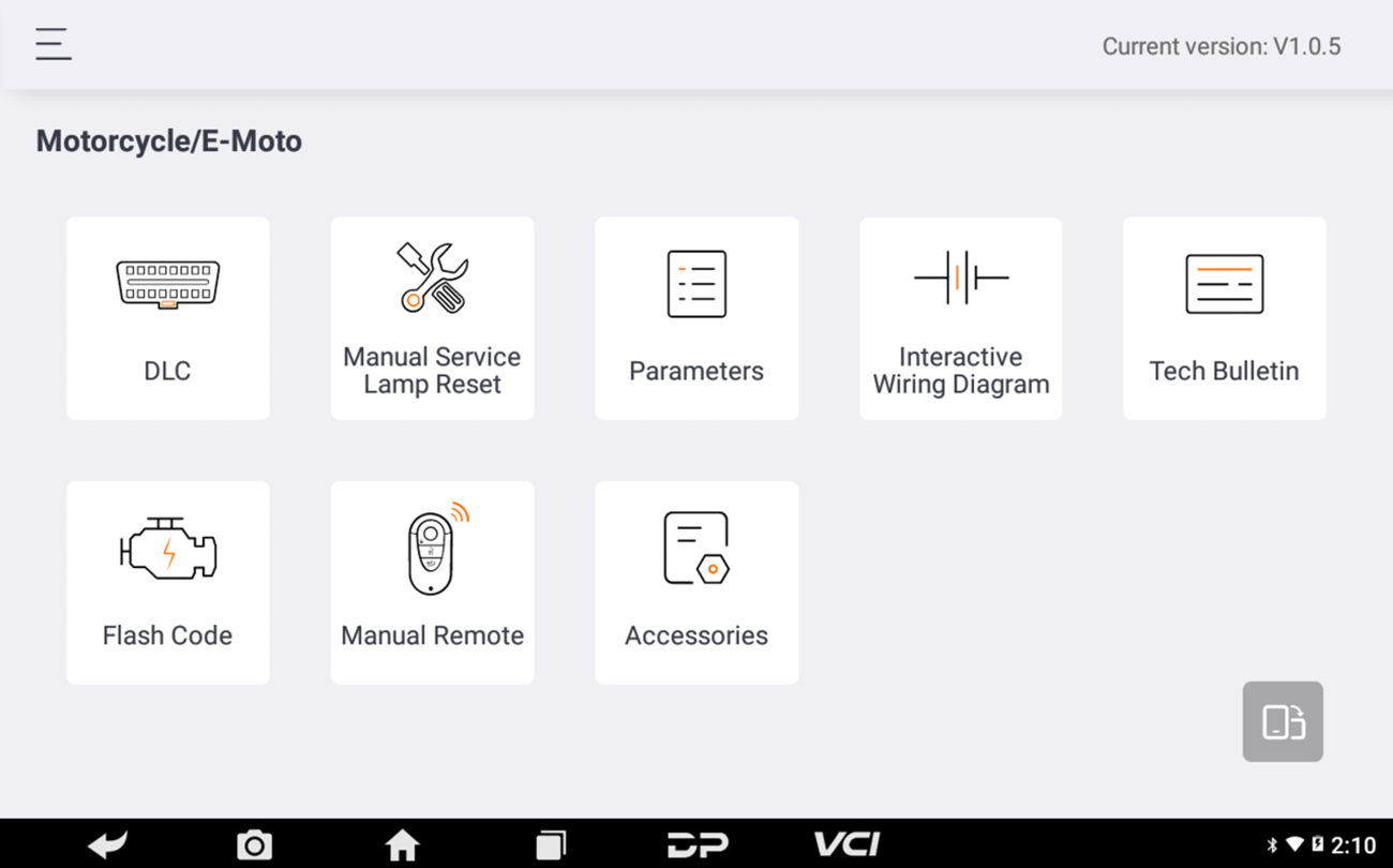 CANDO Moto Mini Pro Diagnostic Tool
