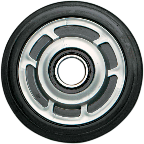 Parts unlimited Idler Wheel with Insert/Bearing 6205-2RS - Silver - 5.38" OD x 1" ID Ski-Doo