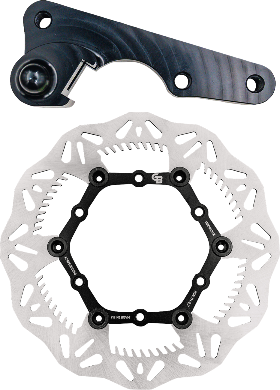 GBRAKES Wave® Brake Rotor Kit With Bracket