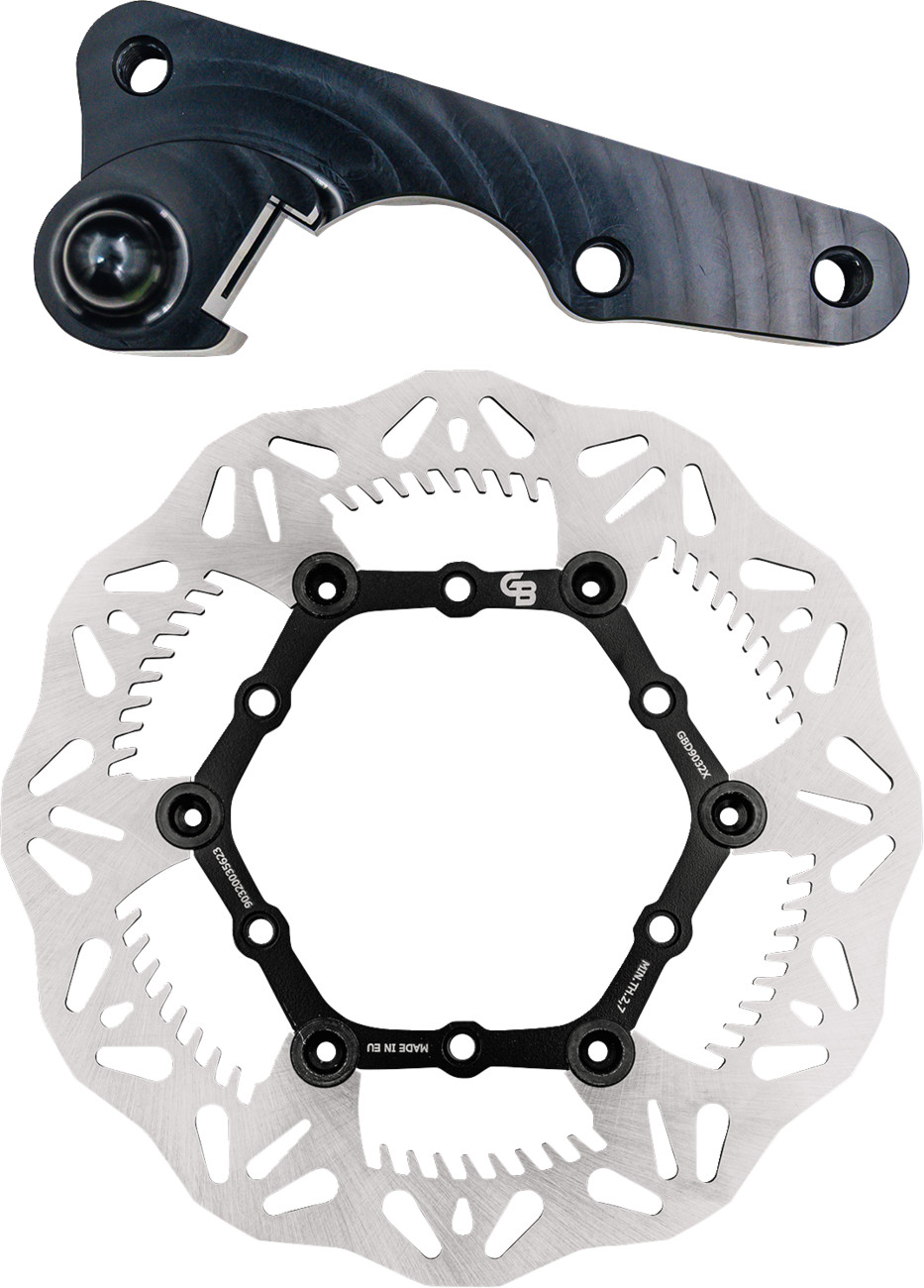 GBRAKES Wave® Brake Rotor Kit With Bracket