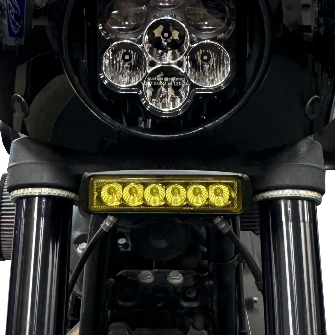 Custom Dynamics LED Light Bar Mounting Bracket For Harley Low Rider S 2020-2025