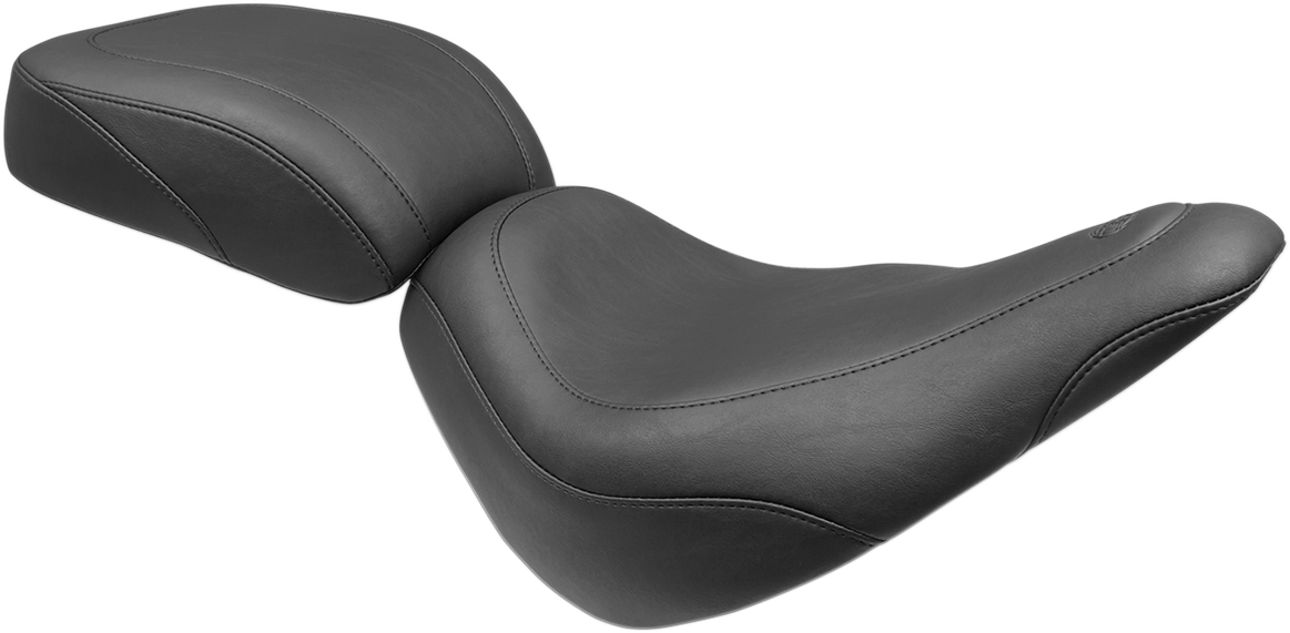 Mustang Wide Tripper Smooth Passenger Seat For Harley Softail Slim 2018-2021