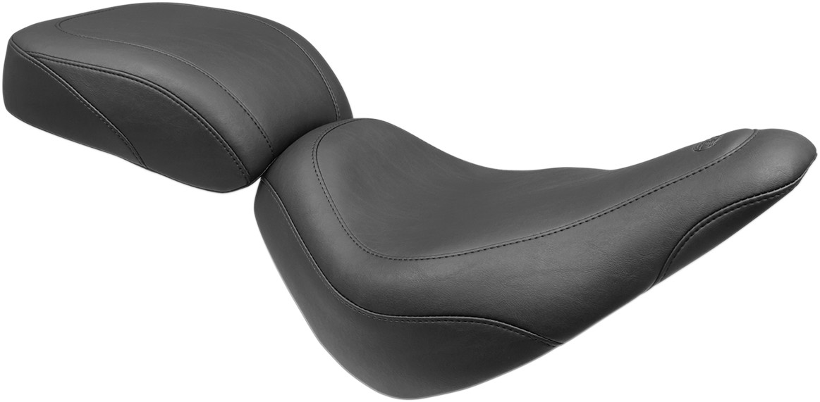 Mustang Wide Tripper Smooth Passenger Seat For Harley Softail Slim 2018-2021
