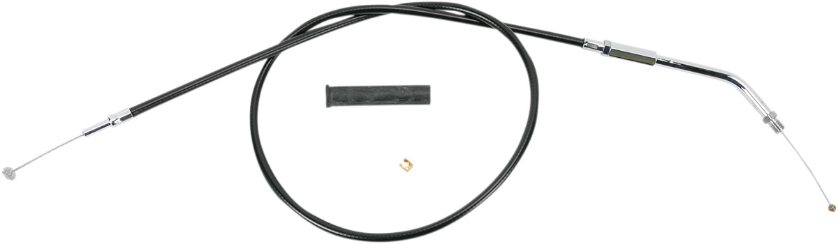 Drag Specialties Black Vinyl Throttle/Idle Cable