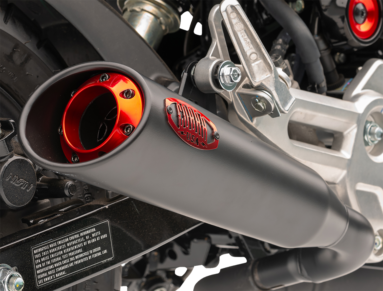 Red Tip Slip-On Muffler