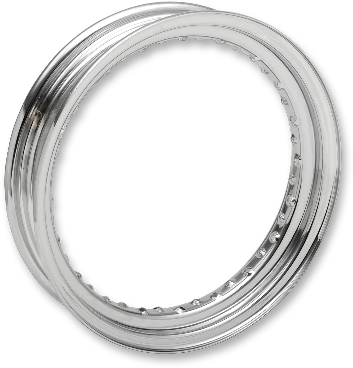 Drag specialties Rim - 40 Hole - Chrome - 16x3 - Side Rubber Valve