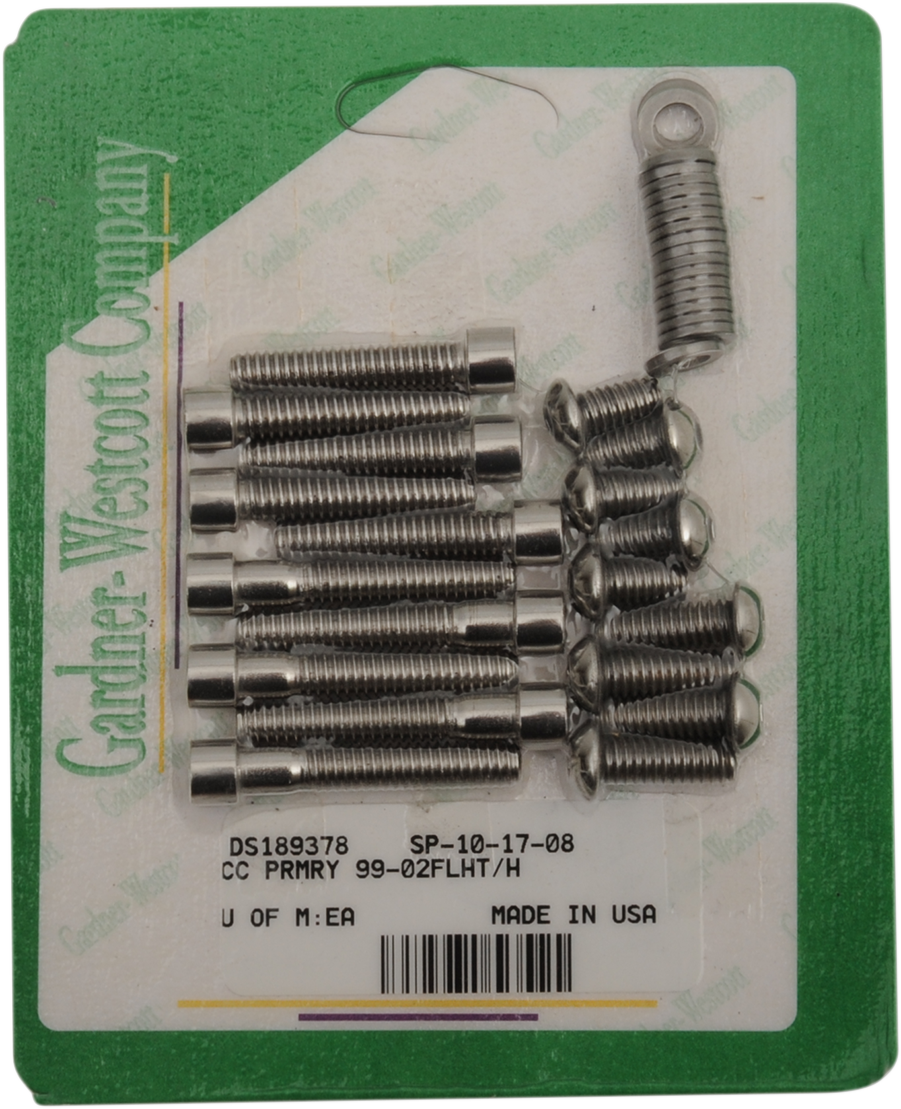 GARDNER-WESTCOTT Primary Cover Bolt Kit