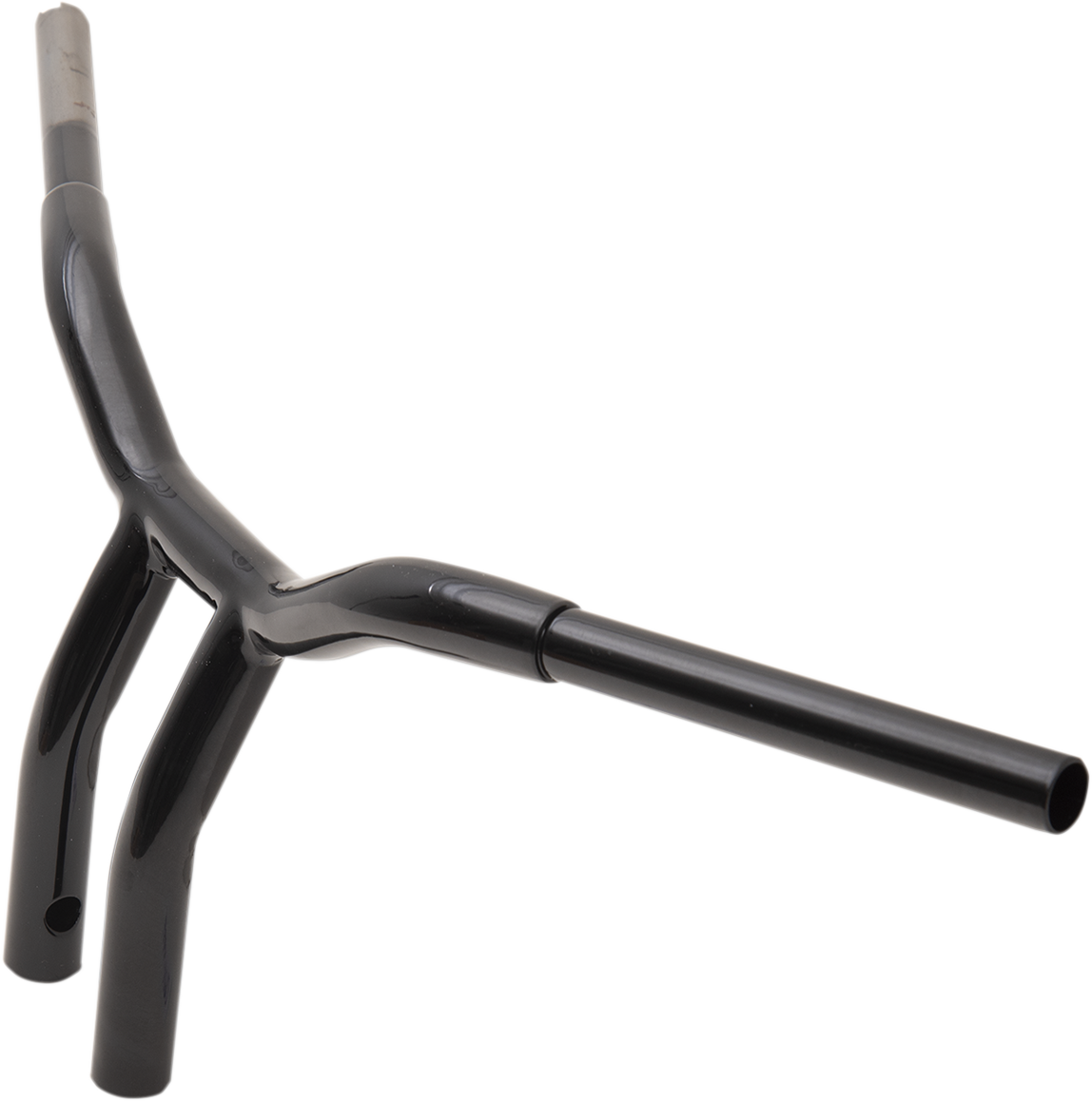 La choppers Kage Fighter Welded Bent-Riser Handlebar - One Piece - 10" - Black