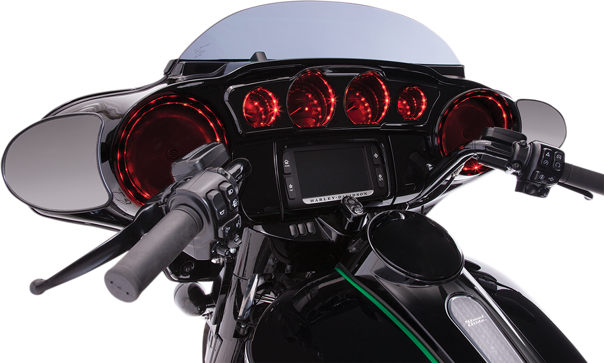 Ciro Front Speaker Accents For Harley Touring 2014-2024