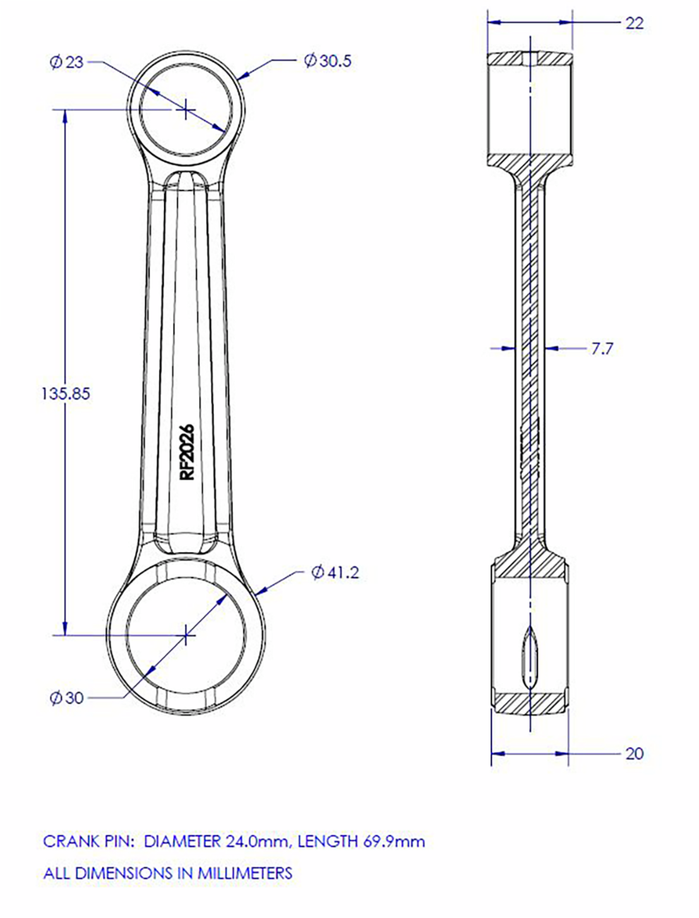 VINTCO Connecting Rod Kit
