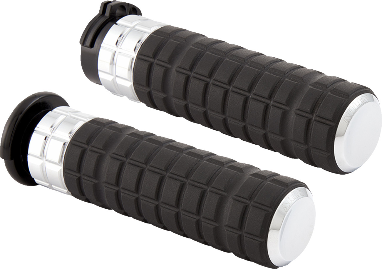 Arlen Ness Speedliner Grips For Harley With Dual Cable Throttle