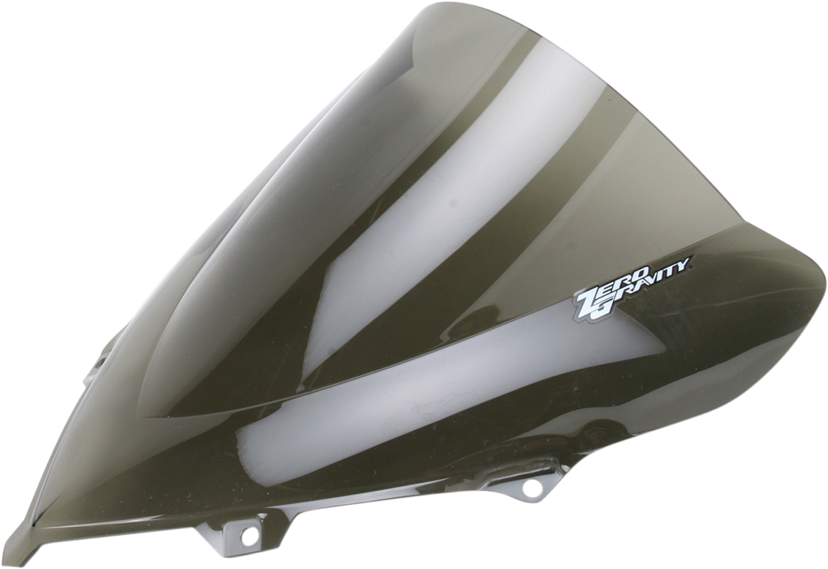 Zero gravity Double Bubble Windscreen - Smoke - K12/13 2009-2014 BMW K1300S / 2005-2008 BMW K1200S