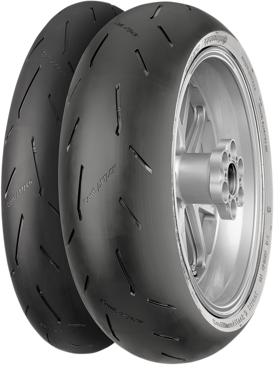 Continental Tire - ContiRaceAttack 2 Street - Front - 120/70ZR17 - (58W)