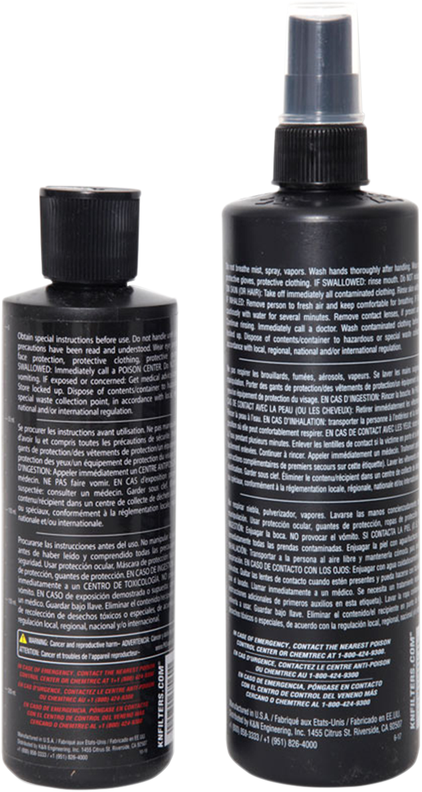 K & n Black Air Filter Care Kit