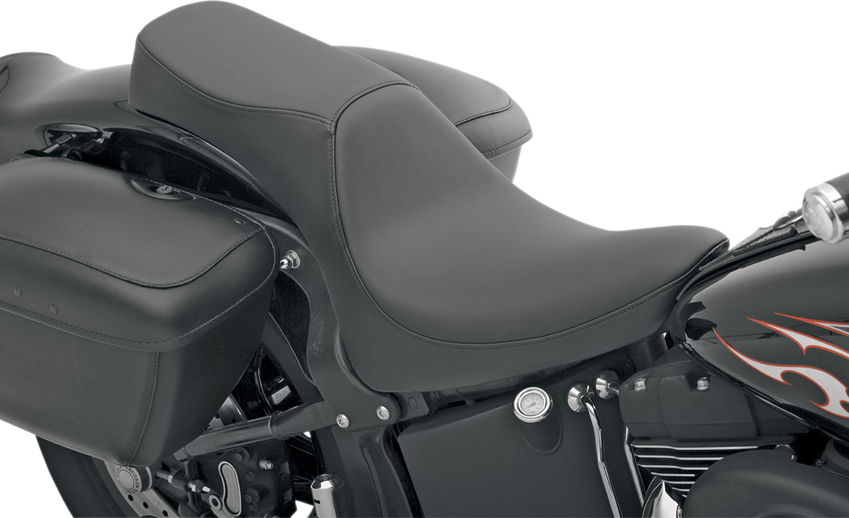 Drag specialties seats Predator 2-Up Seat - Smooth - FL/FX '00-'17 Harley Davidson