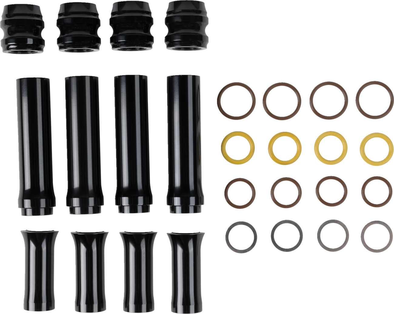 Arlen Ness 10-Gauge Pushrod Covers For Harley Milwaukee-Eight 2017-2026