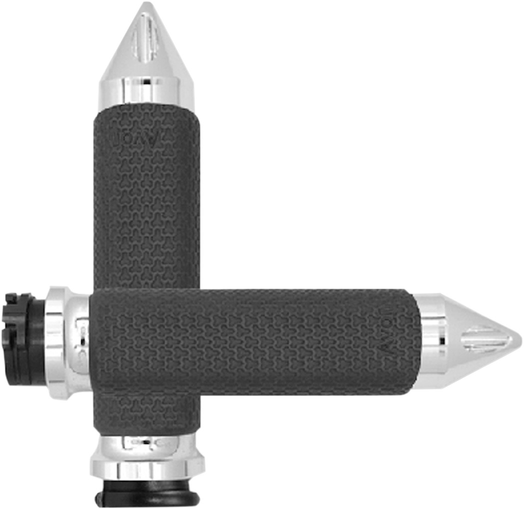 Avon Memory Foam Spike Grips For Harley With Dual Cable Throttle