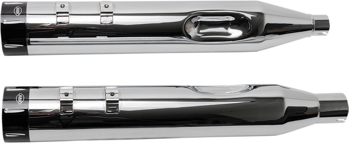 S&S Cycle 4.5" MK45 Tracer Slip-On Mufflers For Harley Touring 2017-2025