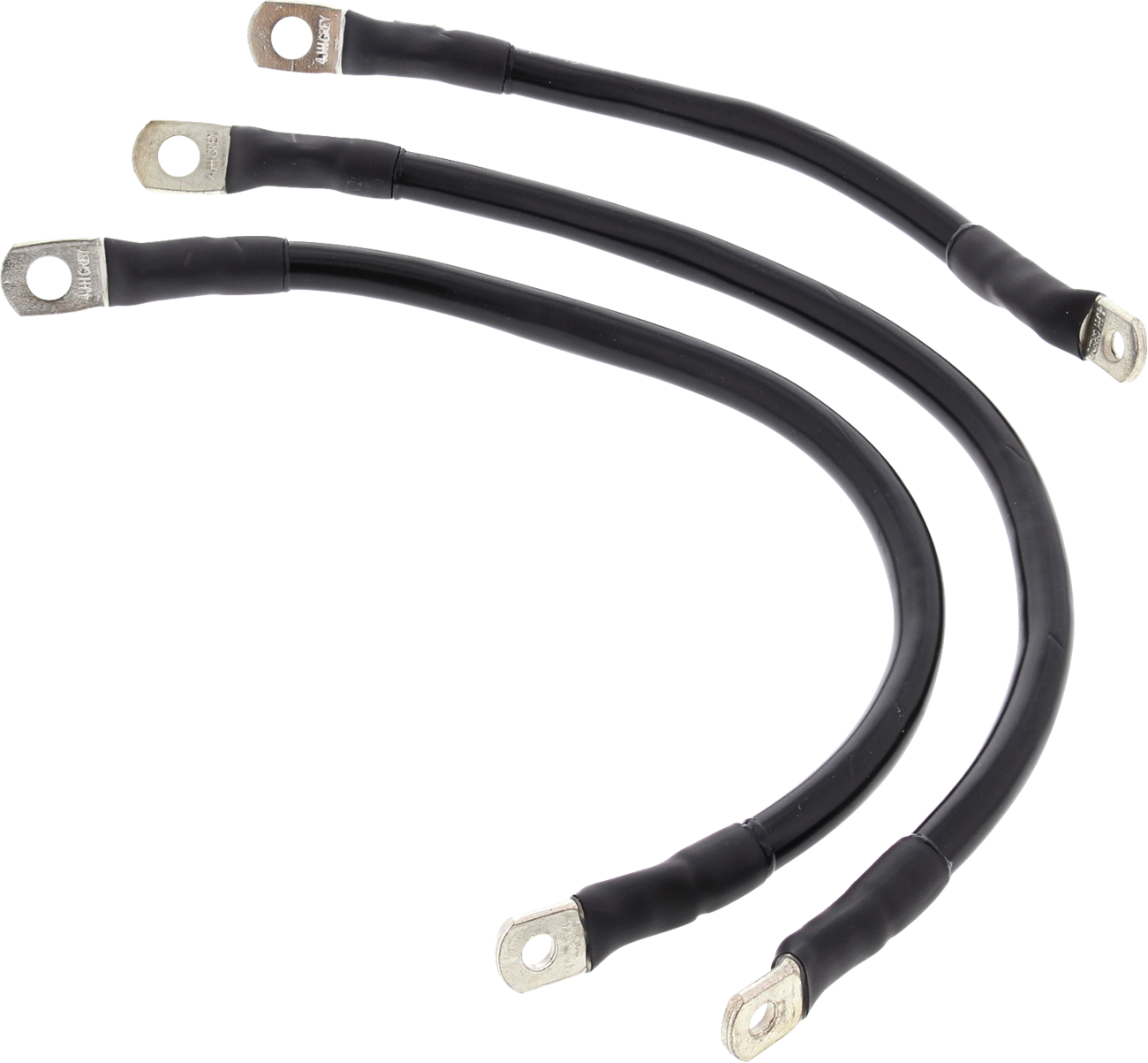 All balls Battery Cable Kit - Black Harley Davidson