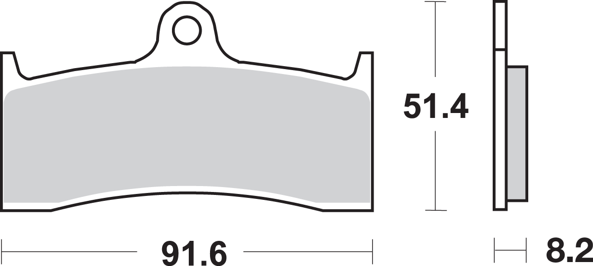 Organic Harley/Buell Brake Pad