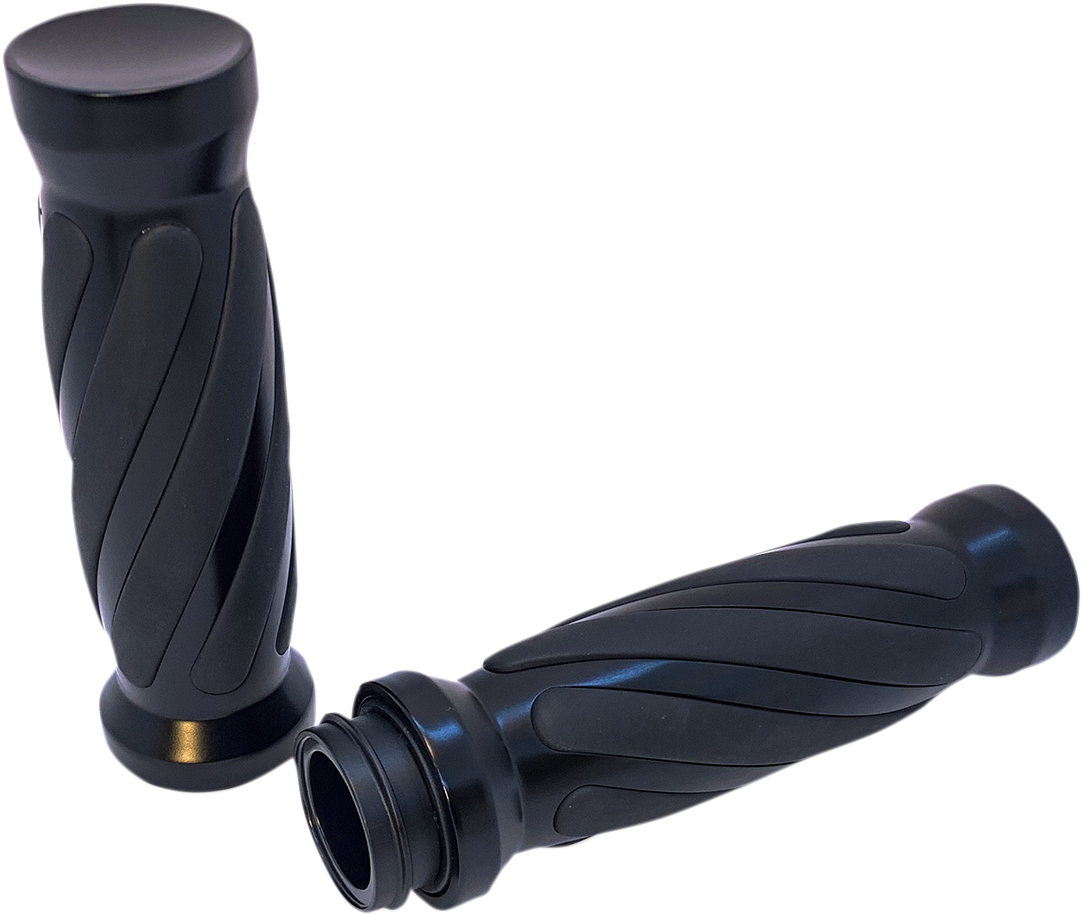 Custom Twisted Rubber Grips