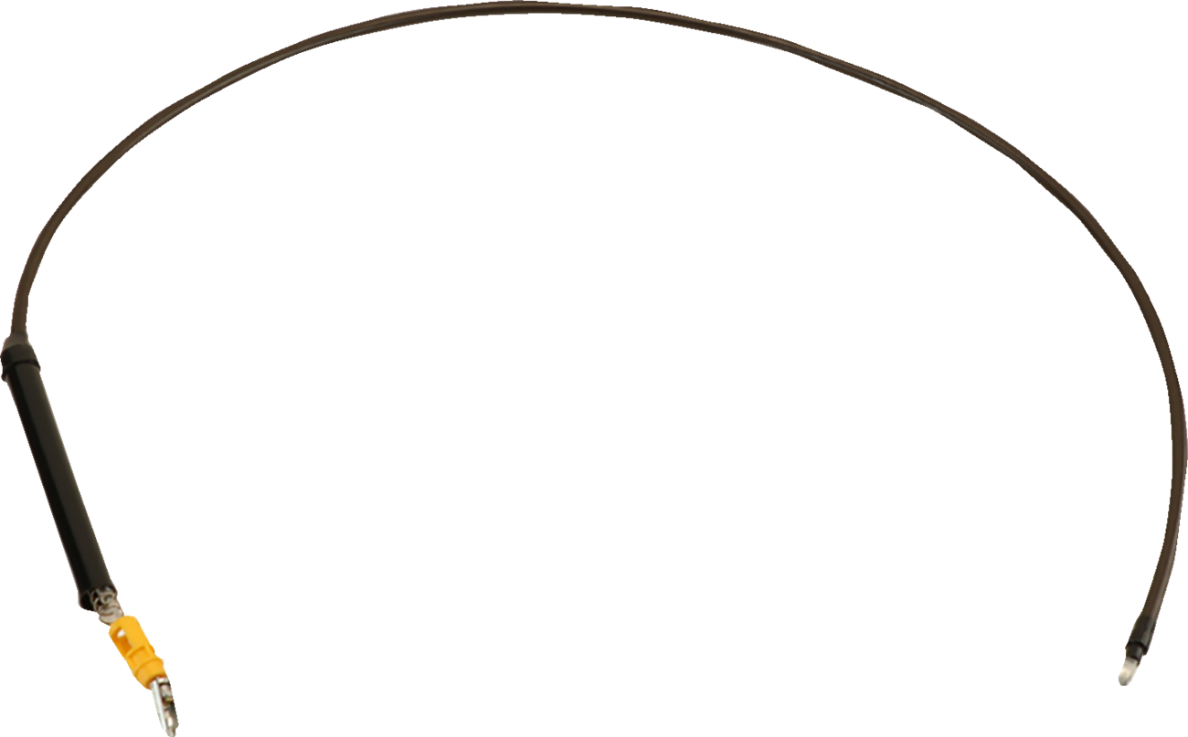 La choppers Midnight Braided Clutch Cable - 18"-20" Ape Hanger Handlebars - '23-'24 Touring Harley Davidson