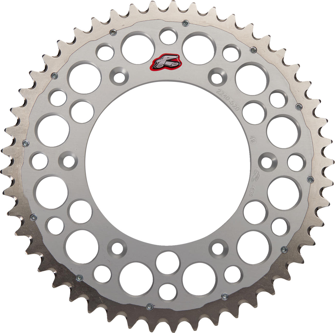 Renthal Twinring™ Rear Sprocket - 49 Tooth - Silver - Gas Gas/Husqvarna/KTM 49T