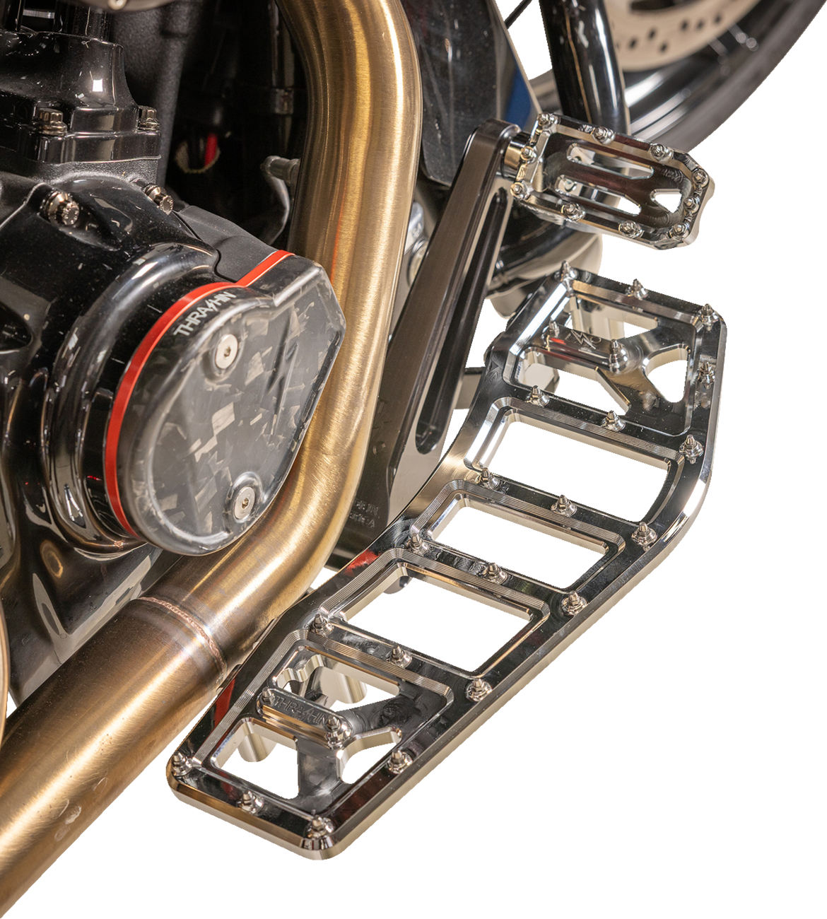 Thrashin supply co. Aggressor Floorboards - Chrome Harley Davidson