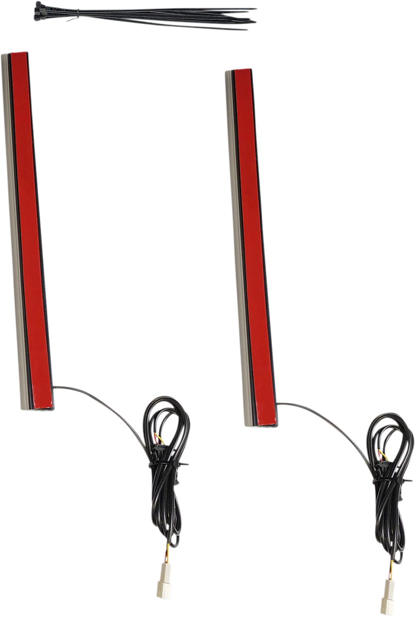 Custom Dynamics 12" Universal Motorcycle Plug n Play Red LED Rear Plasma Rods