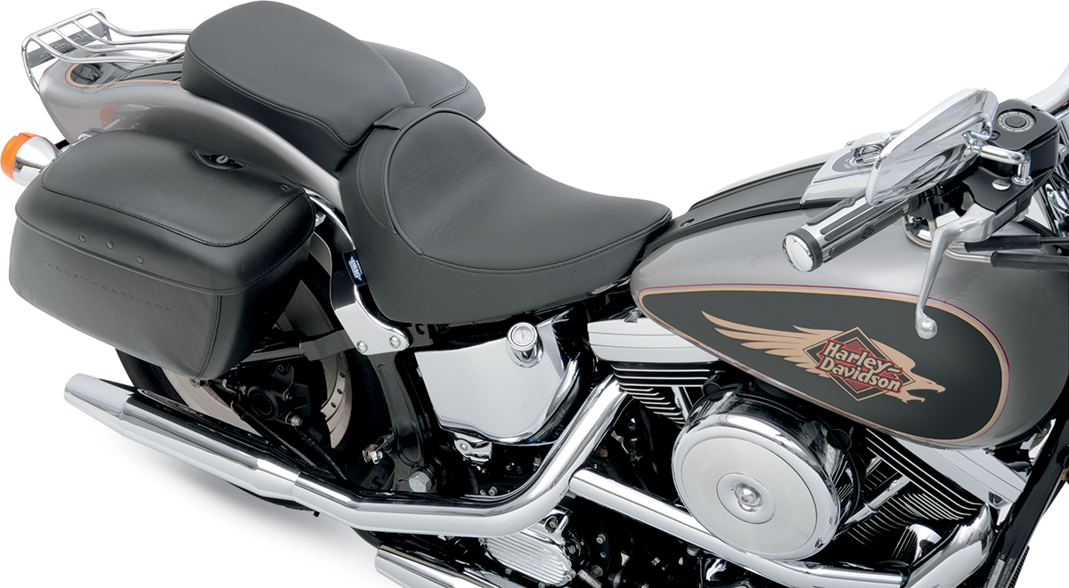 Drag specialties seats Solo Seat - Smooth - Driver Backrest - FXST/FLST '84-'99 Harley Davidson